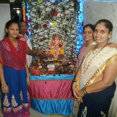 Ganpati Festival Home visits