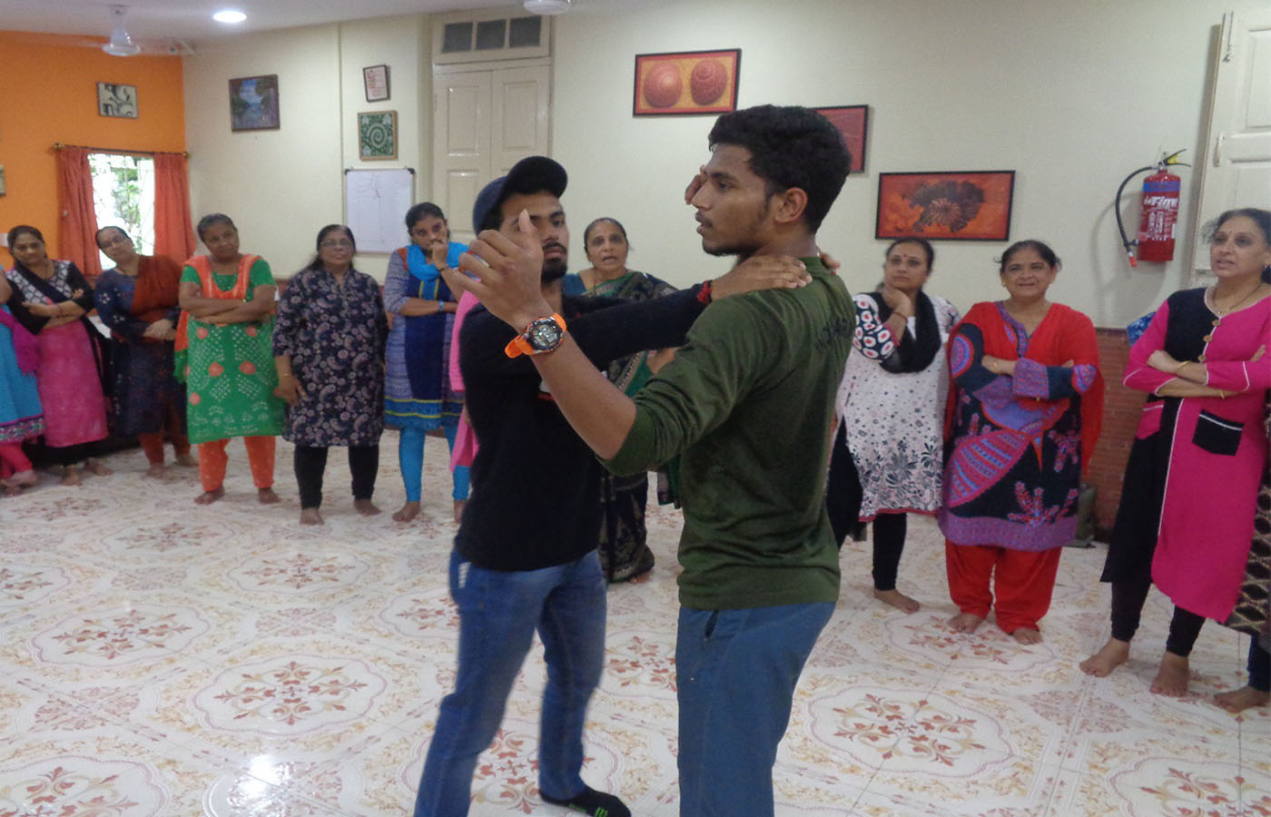 Self Defense training for beneficiaries 
