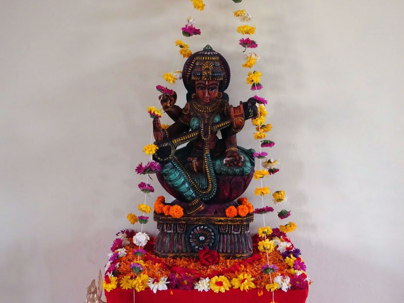 Saraswati the goddess of knowledge, music, arts, wisdom and learning (February, 2017)