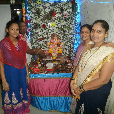 Ganpati Festival Home visits