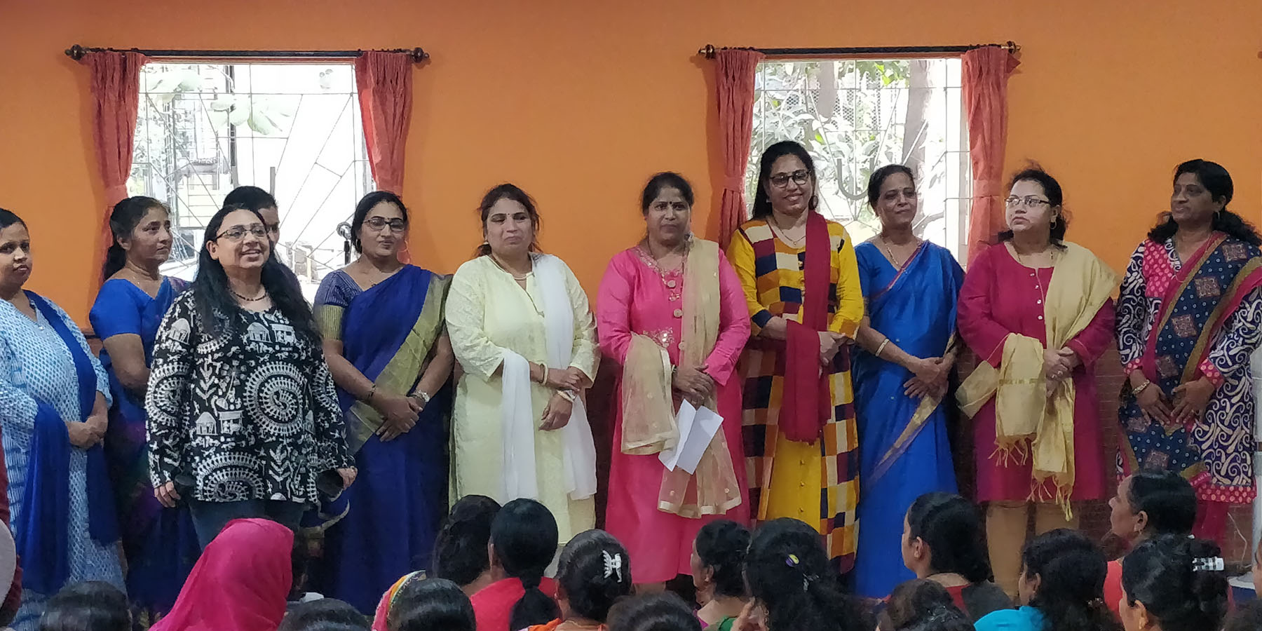 (Conversational English Teacher- Tardeo Centre) Introducing the beneficiaries that sang “I have a dream”. A lovely surprise they arranged for Ms. Minal Bajaj- who has fulfilled so many of their dreams and still continues to do so