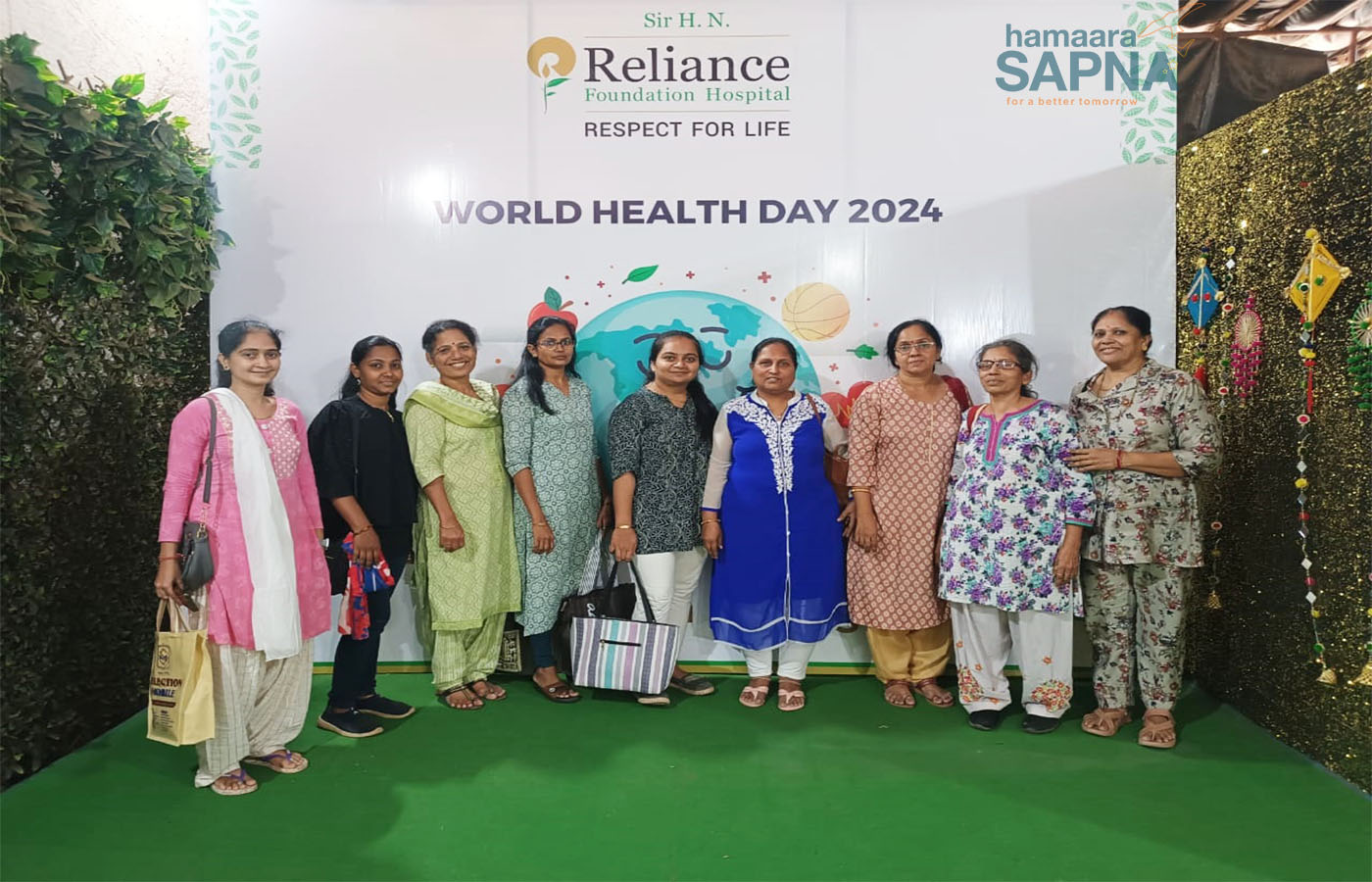 Beneficiaries of Hamaara Sapna's Dahisar Centre avail Comprehensive Healthcare Services at General Health Camp Organized by Reliance Foundation on World Health Day  