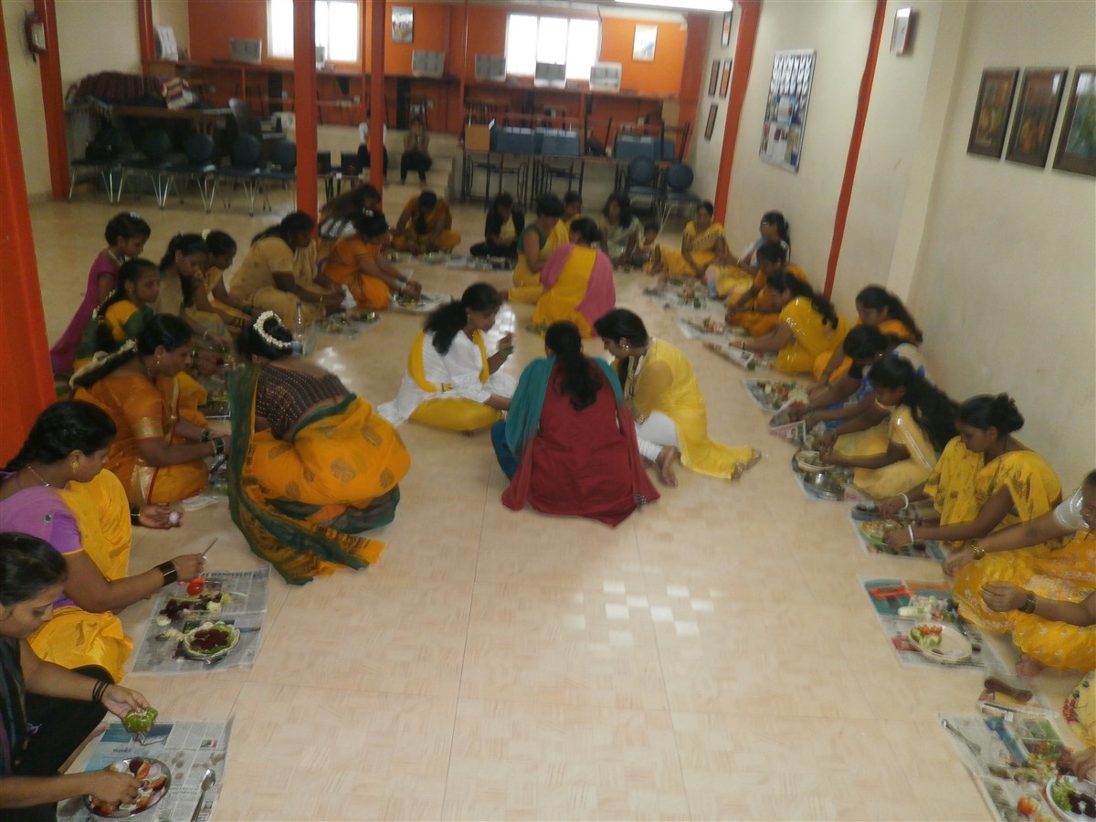 Salad competition on account of Navratri festival