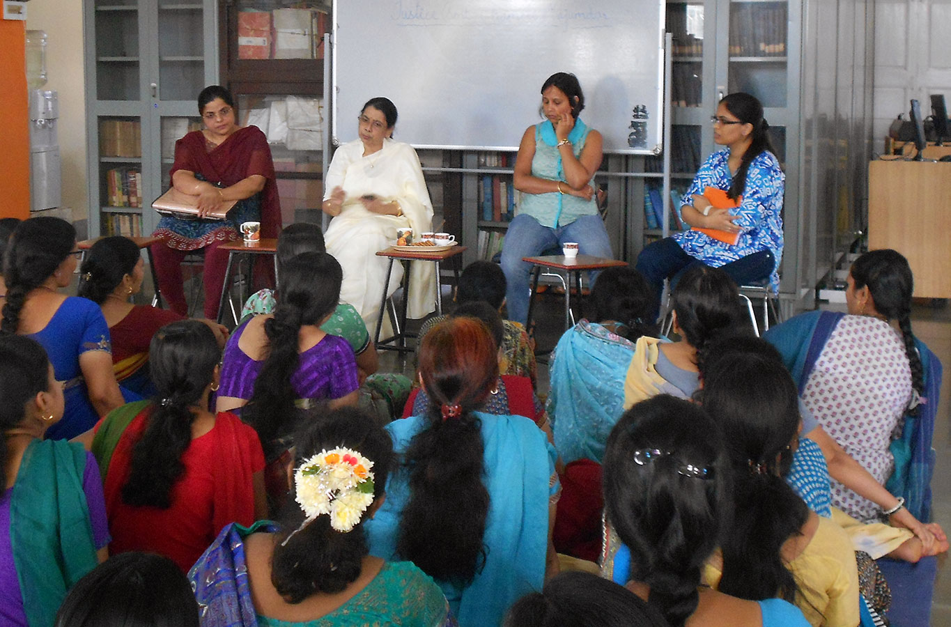 An essential and eye opening session for the beneficiaries with Ms. Chameli Majumdar (October, 2013)