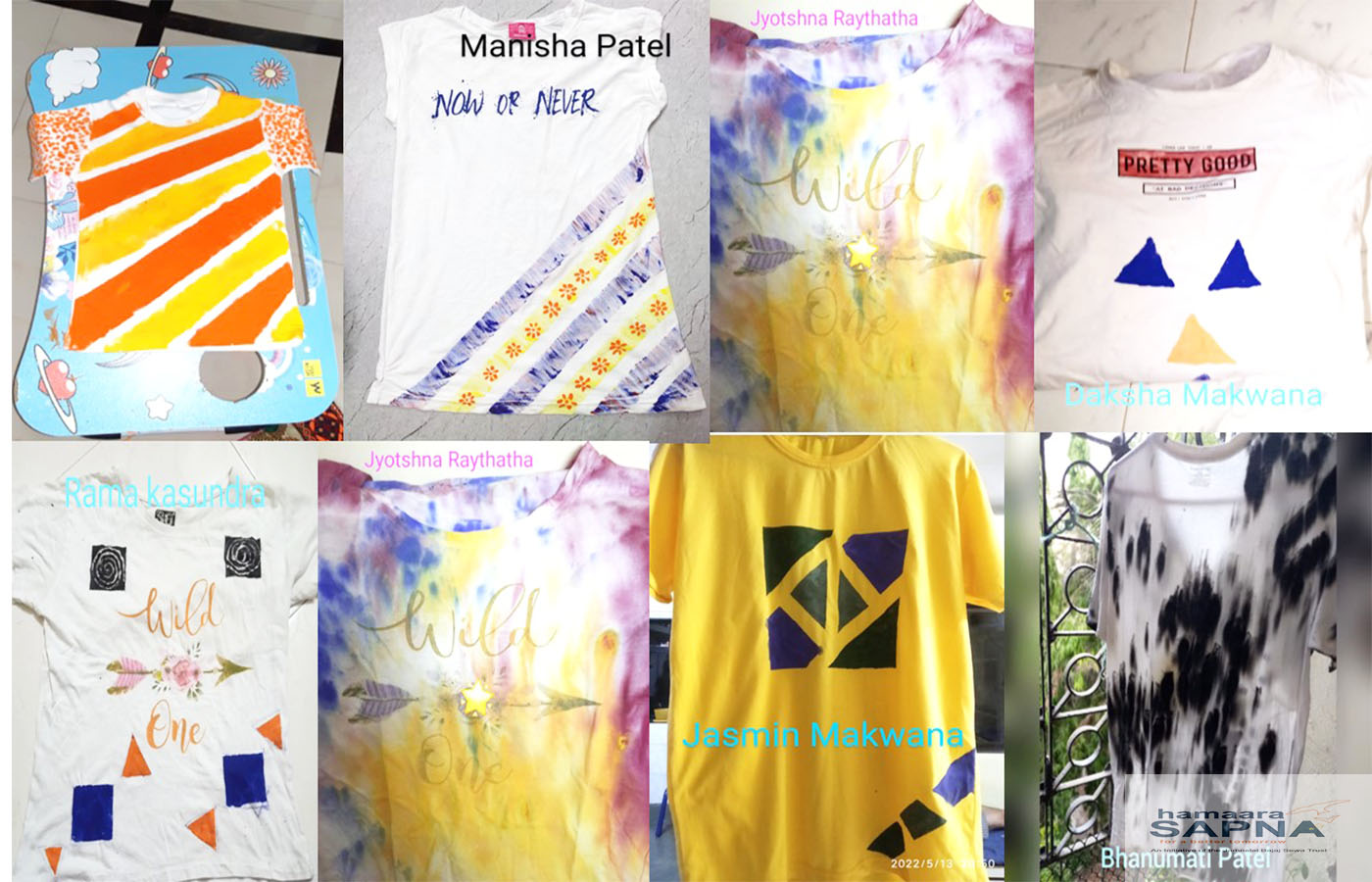 Let that artist in you shine. T- shirt painting was a lovely way to make your own beautiful painted t- shirts