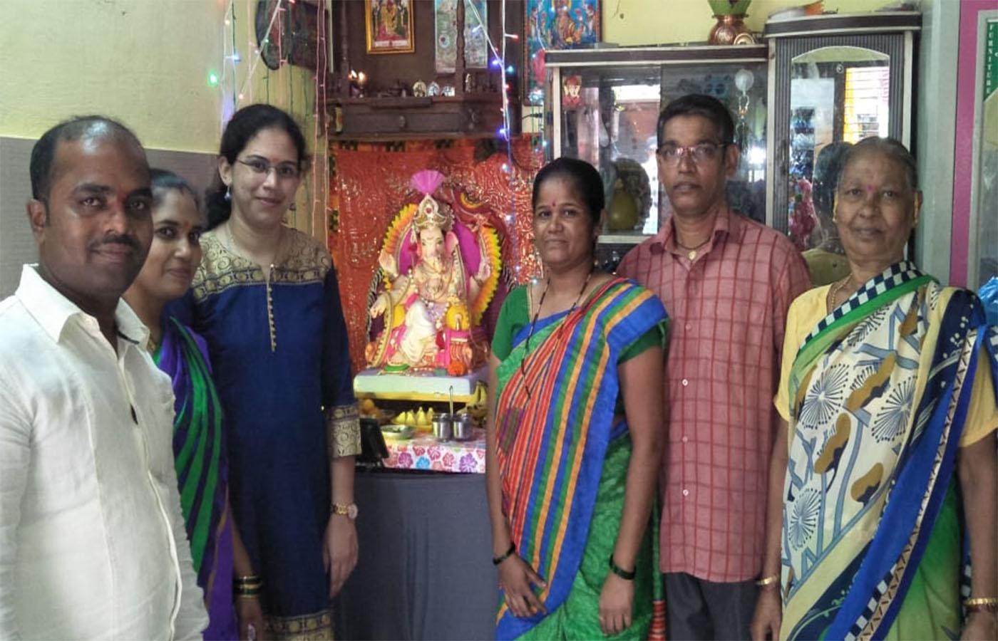 Beneficiary feeling elated as Hamaara Sapna staff visits their house for Ganpati blessings 